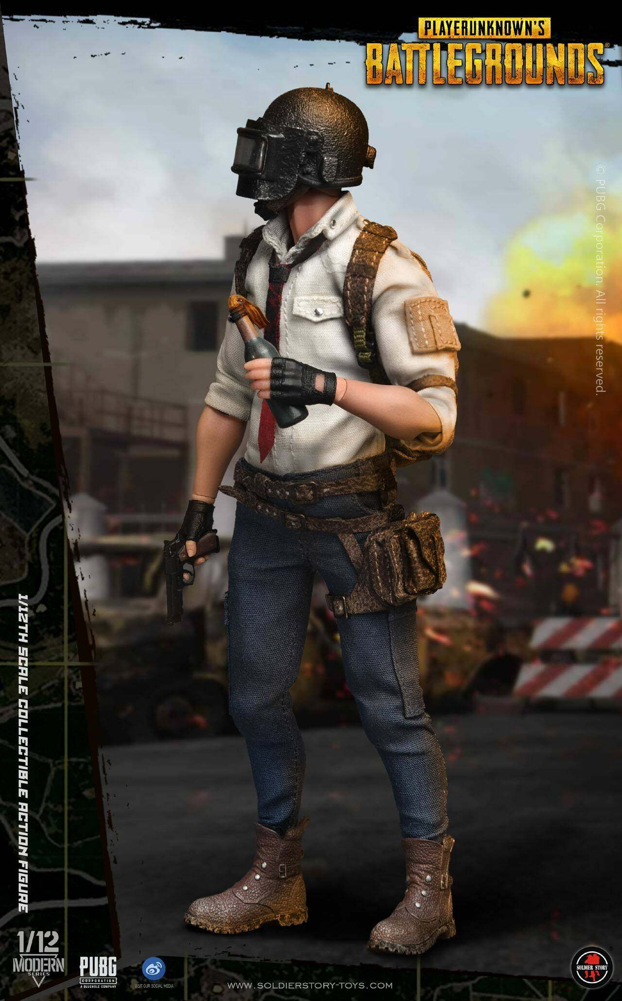 1/12th Scale PUBG Battlegrounds Collectible Action Figure image 7