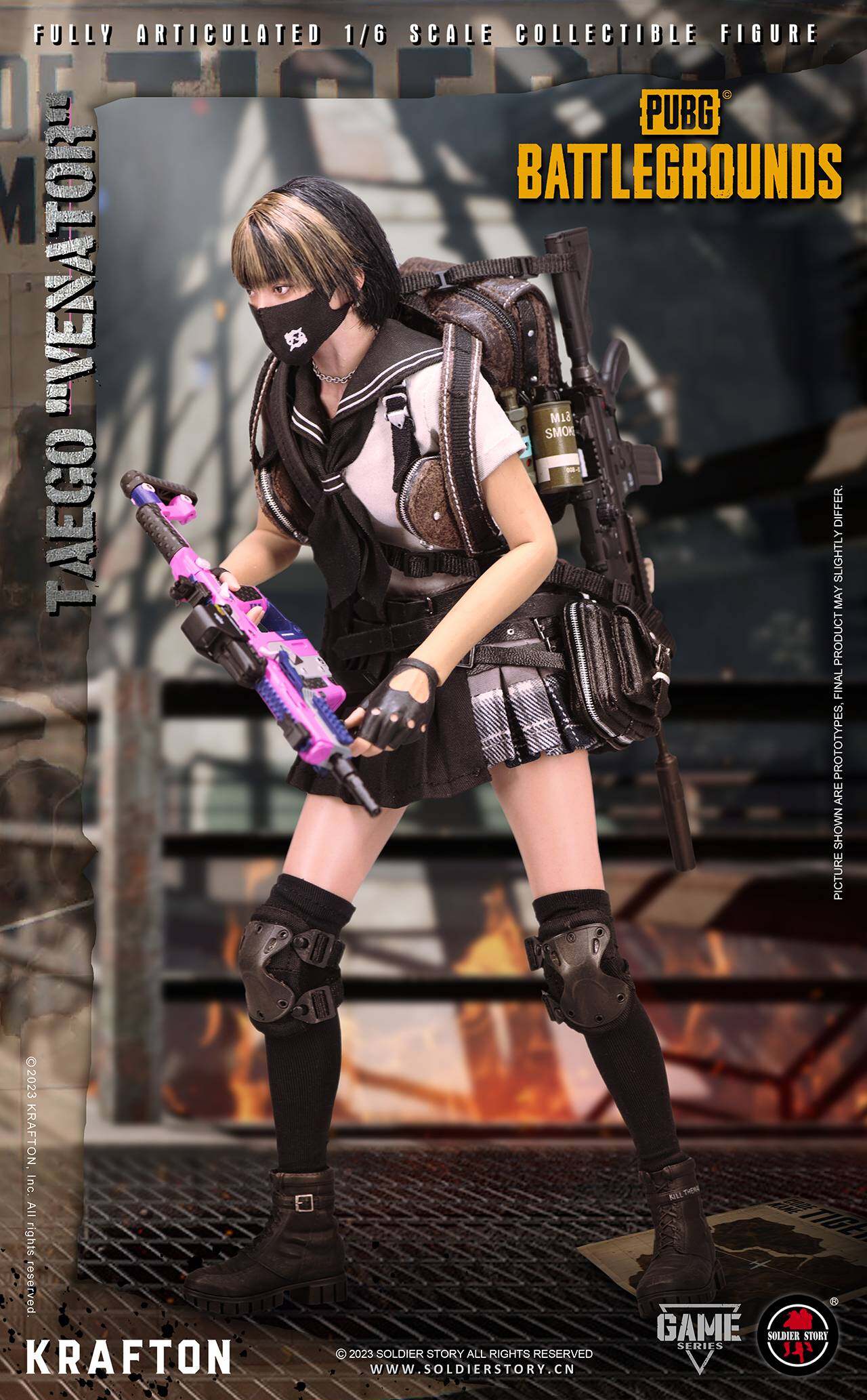 PUBG TAEGO "VENATOR" Collectible Action Figure image 8