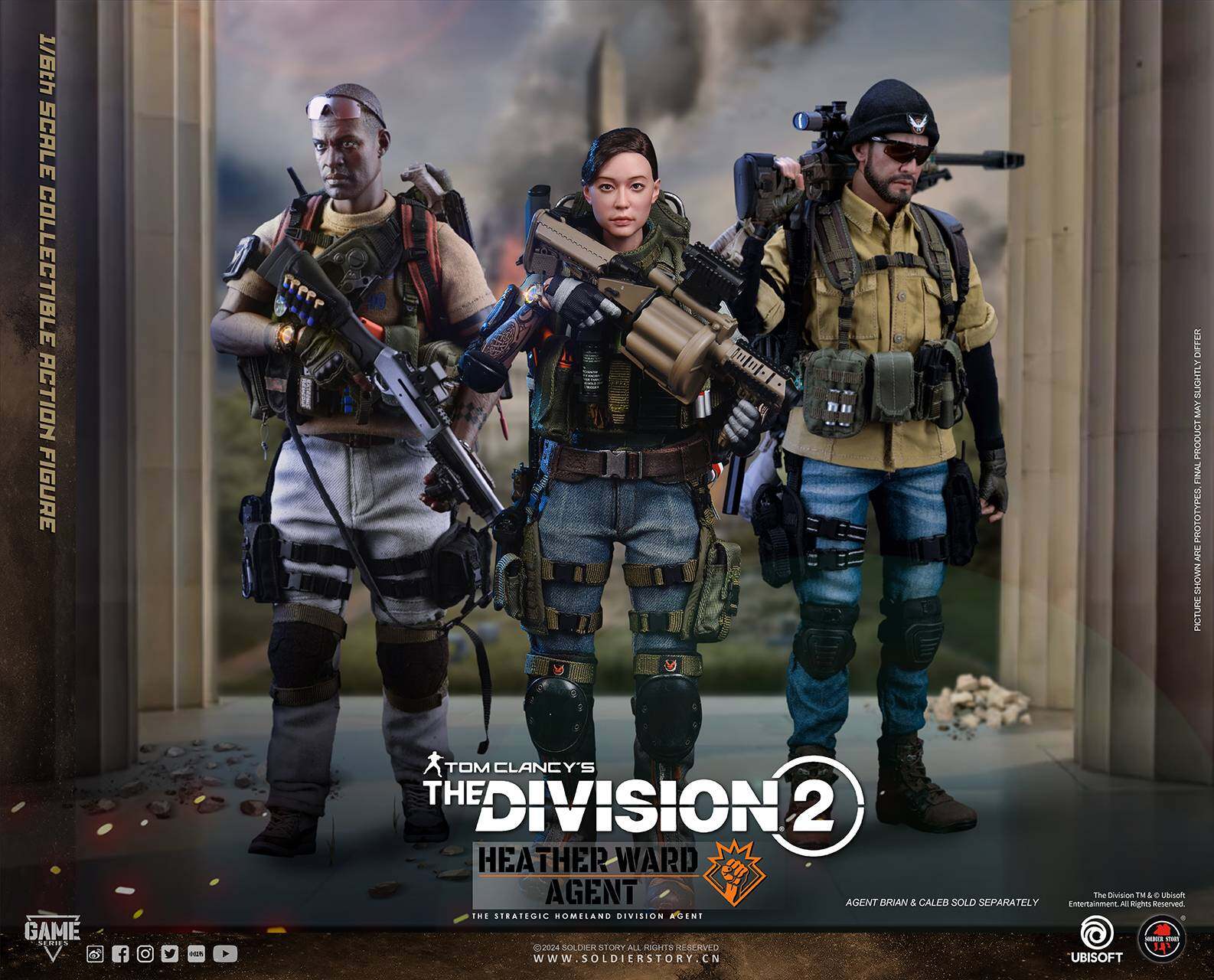 The Division 2 "Agent Heather Ward" collectible action figure image 2