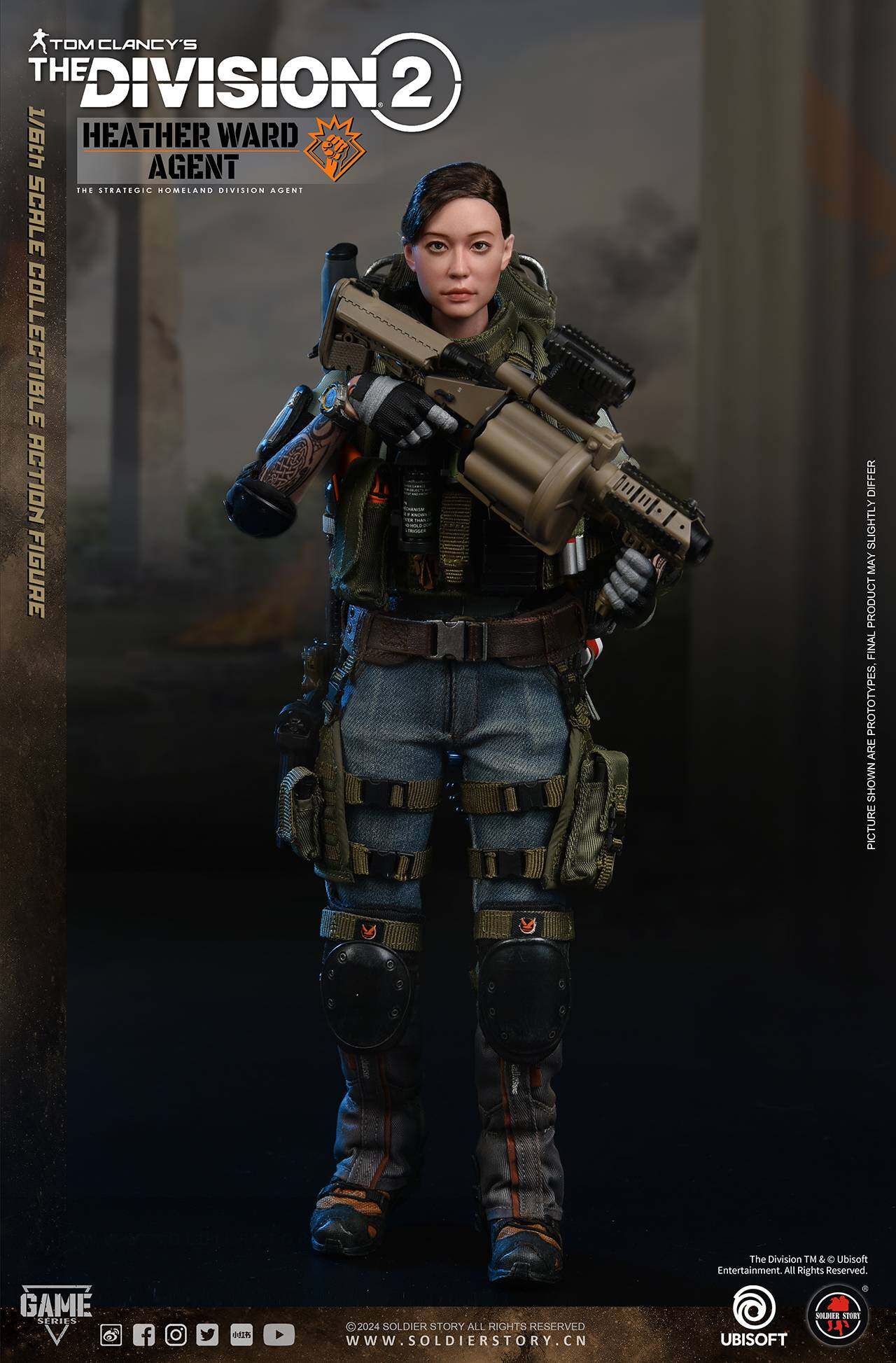 The Division 2 "Agent Heather Ward" collectible action figure image 6