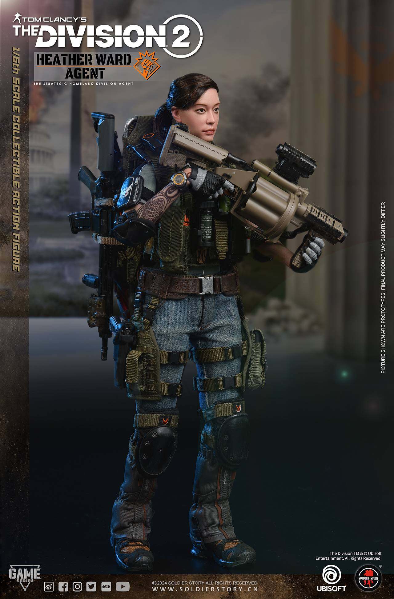 The Division 2 "Agent Heather Ward" collectible action figure image 8