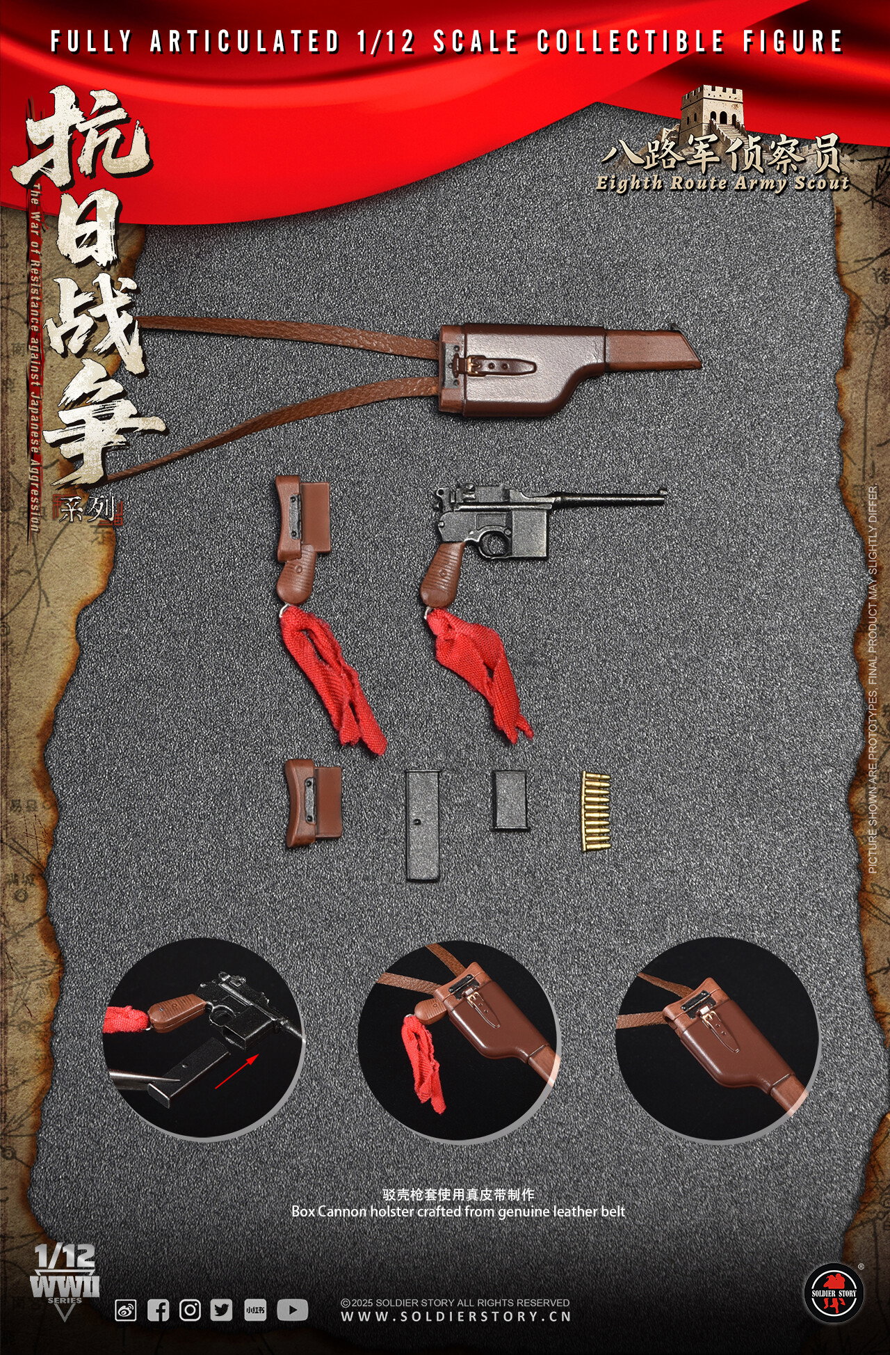 SOLDIER STORY SSM010 1/12th SCALE EIGHTH ROUTE ARMY SCOUT image 10