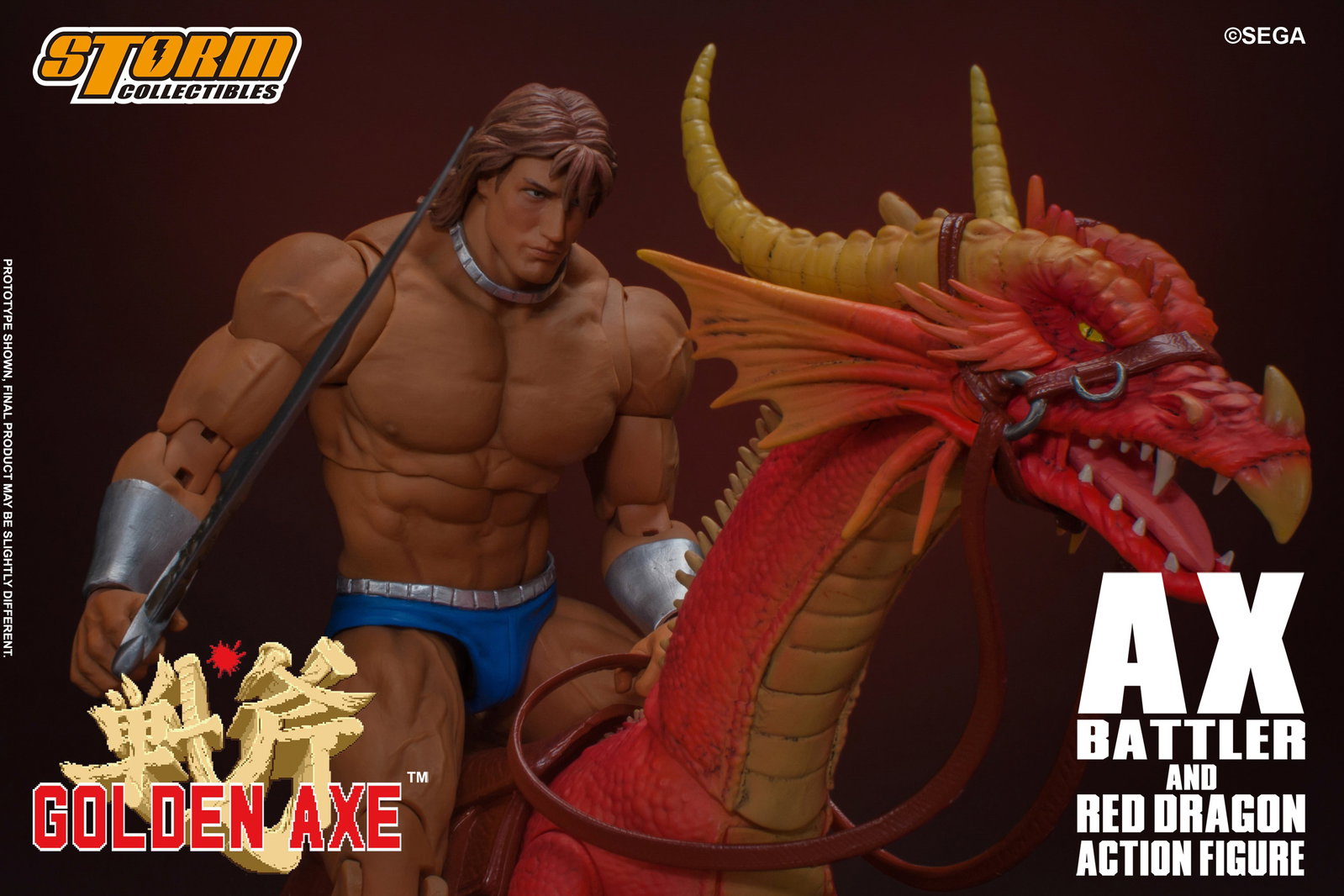 AX Battler & Red Dragon - Golden Axe image 2
