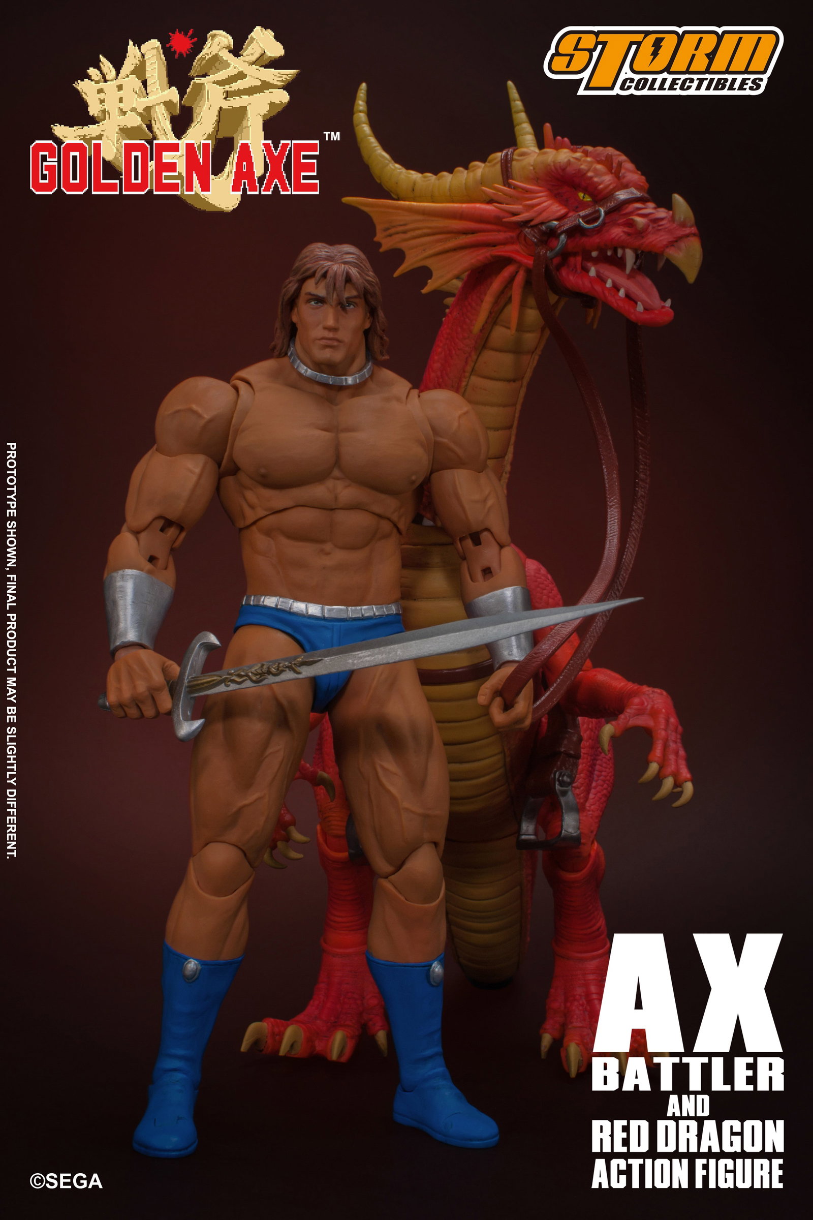 AX Battler & Red Dragon - Golden Axe image 6