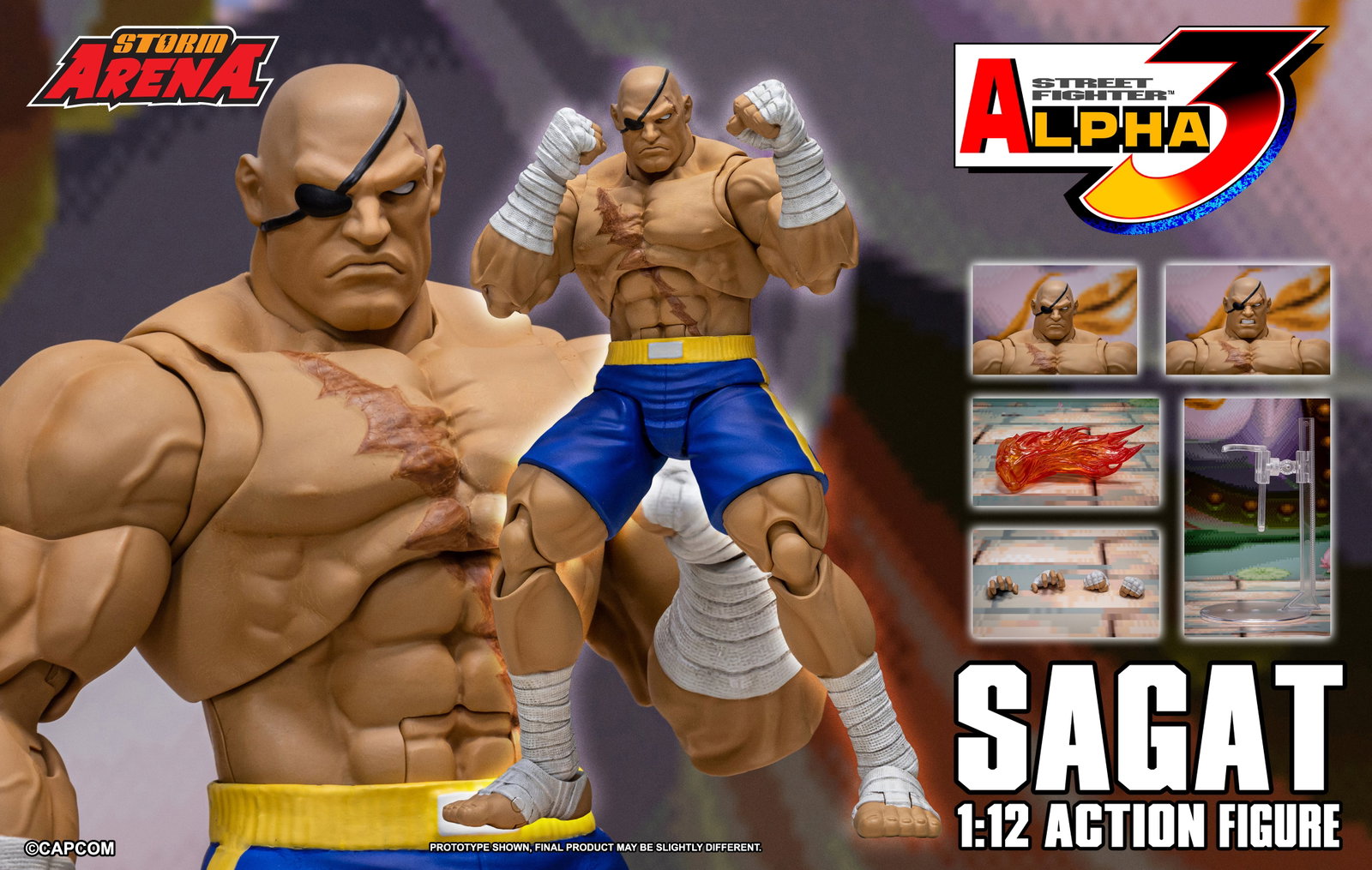 Sagat - Street Fighter Alpha 3 "Storm Arena" image 2