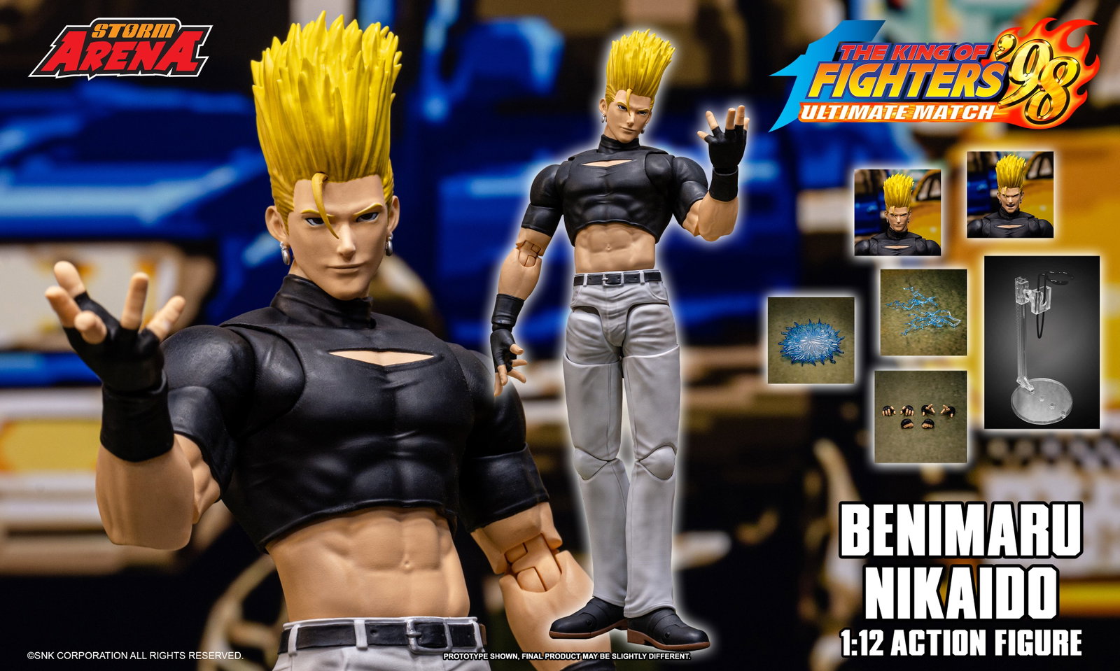 Benimaru Nikaido - the King of Fighters'98 UM Storm Arena image 2