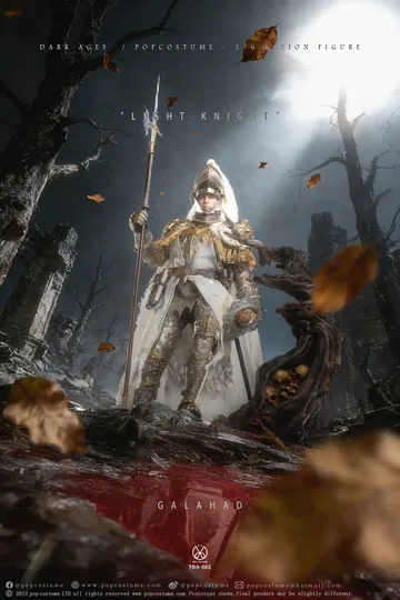The Grail Seeker • Sir Galahad the Pure Copper-Inlaid Engraved Armor