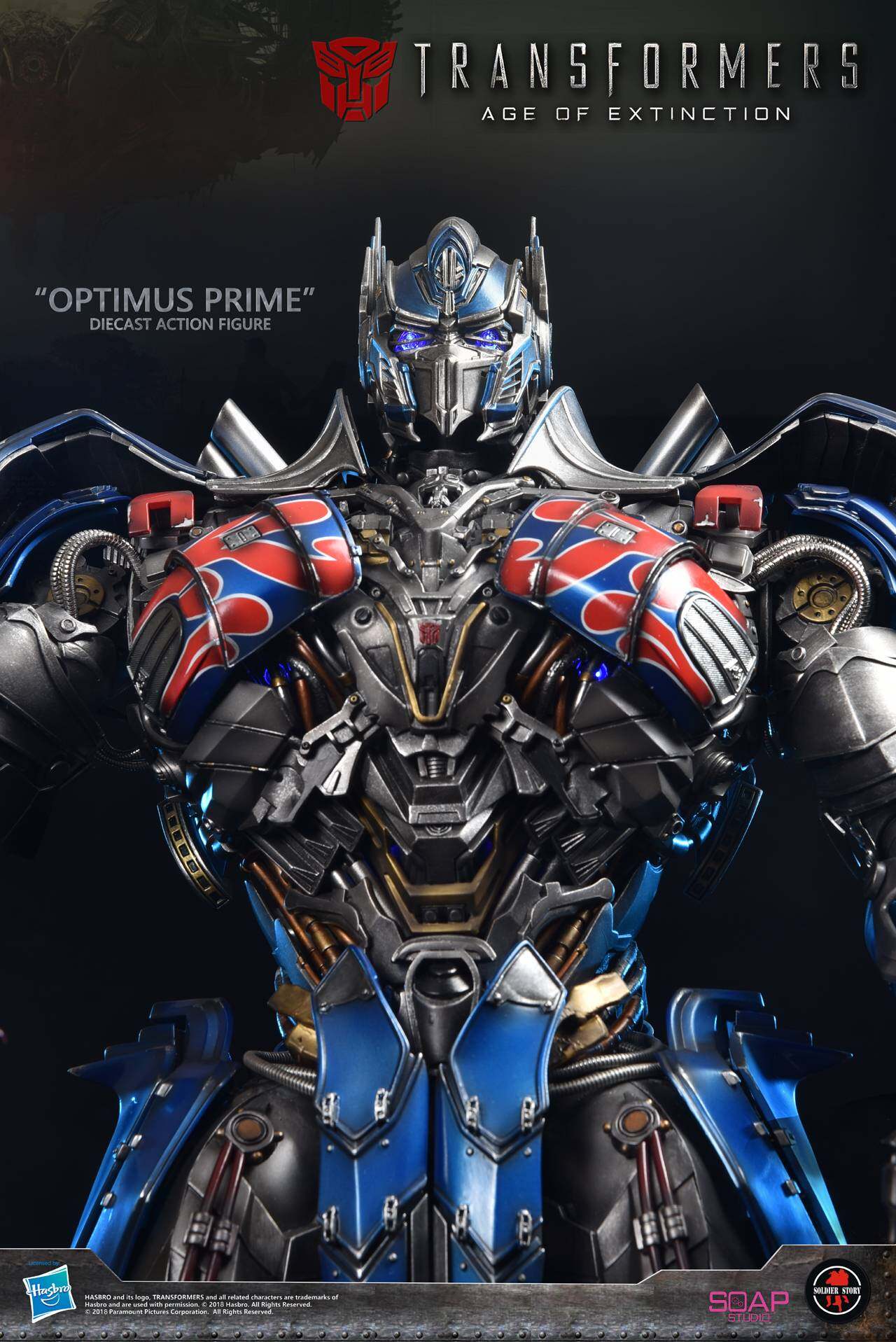 20"Optimus Prime diecast collectible action figure image 10