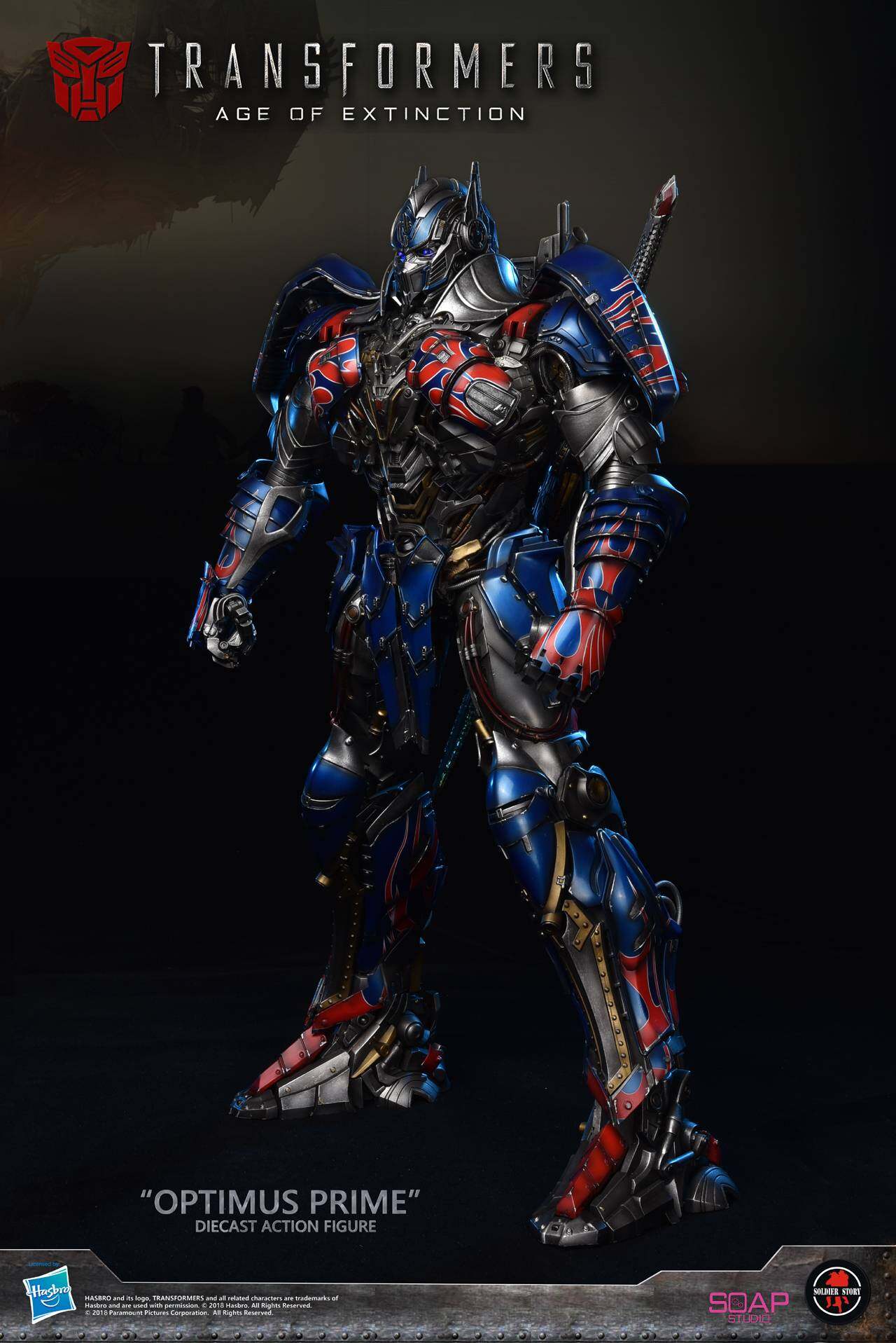 20"Optimus Prime diecast collectible action figure image 2