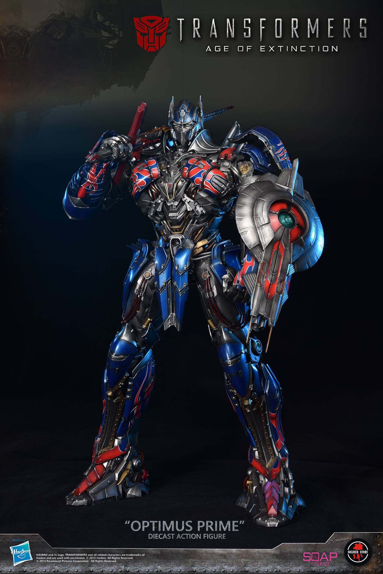 20"Optimus Prime diecast collectible action figure image 4
