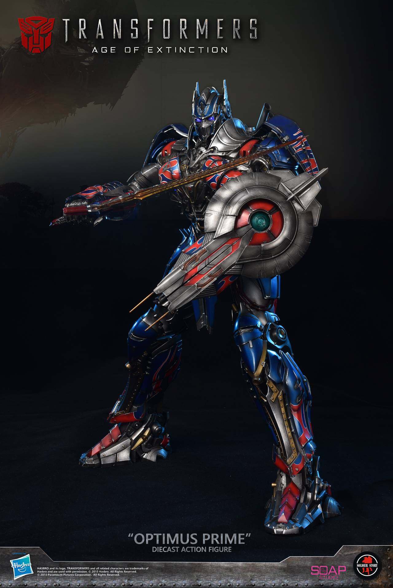 20"Optimus Prime diecast collectible action figure image 7