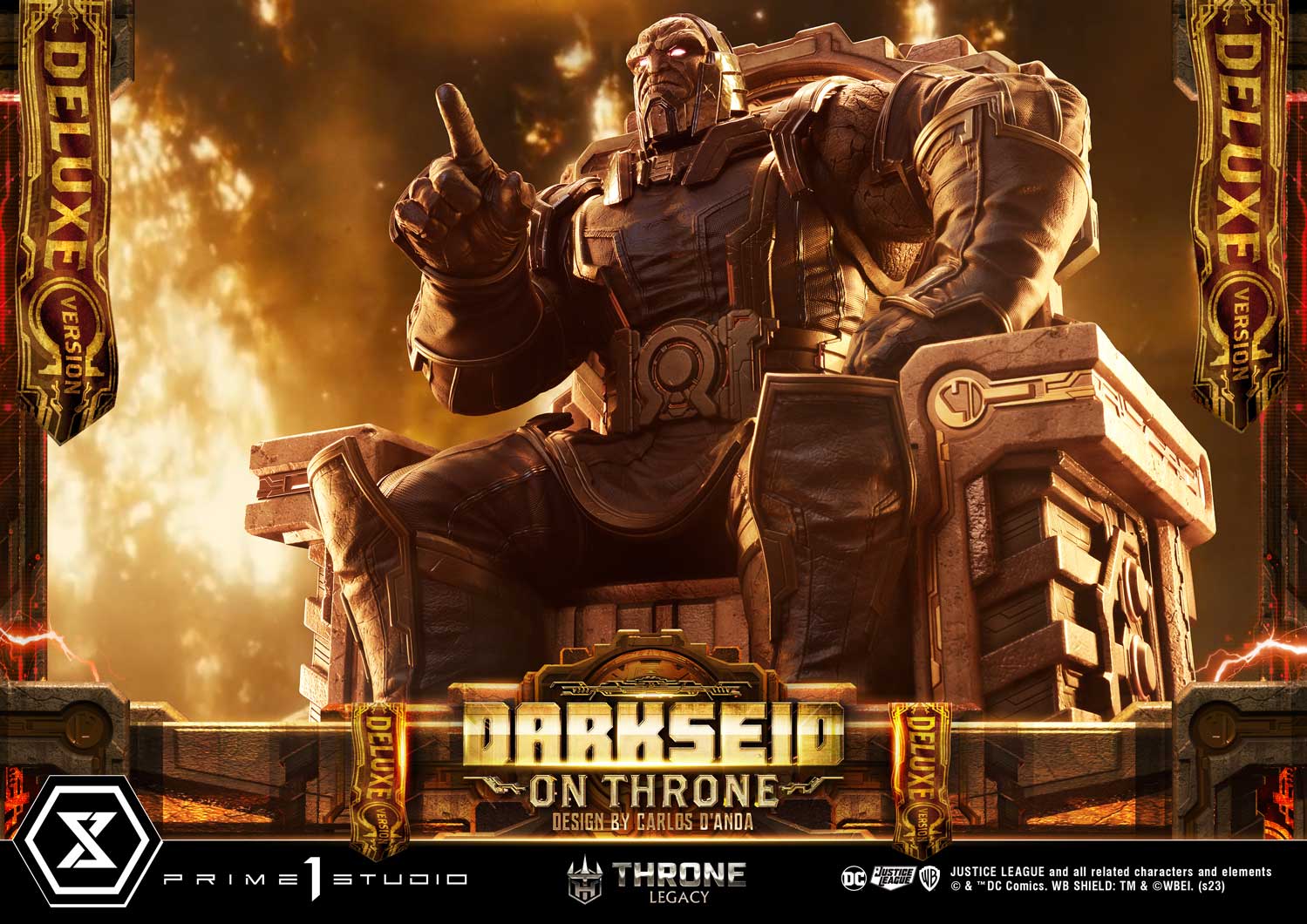 Justice League (Comics) Darkseid on Throne (Design by Carlos D'Anda) DX image 10