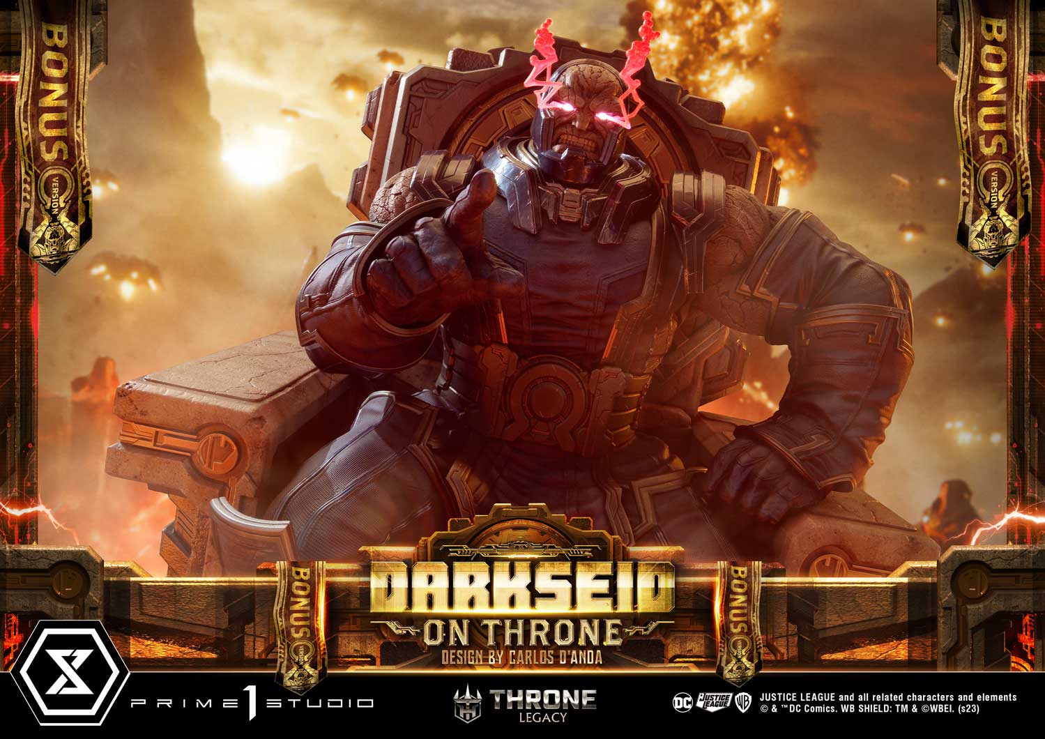 Justice League (Comics) Darkseid on Throne (Design by Carlos D'Anda) DX image 3