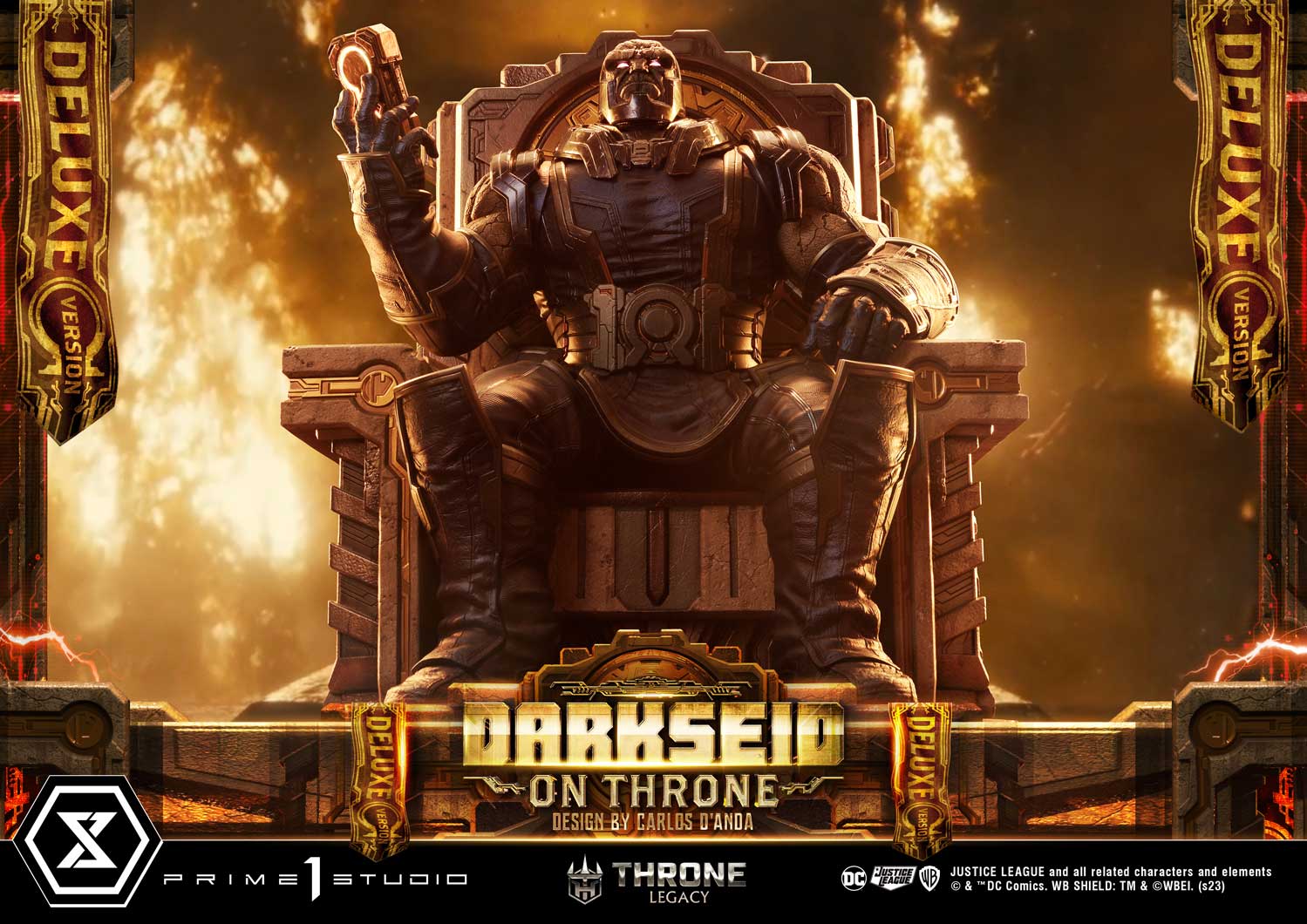 Justice League (Comics) Darkseid on Throne (Design by Carlos D'Anda) DX image 8
