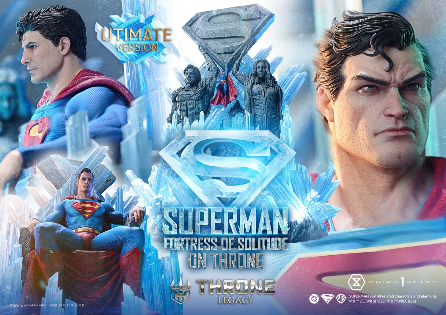 Superman (Comics) Superman Fortress of Solitude on Throne (Design by Gabriele Dell'Otto) Ultimate image 1