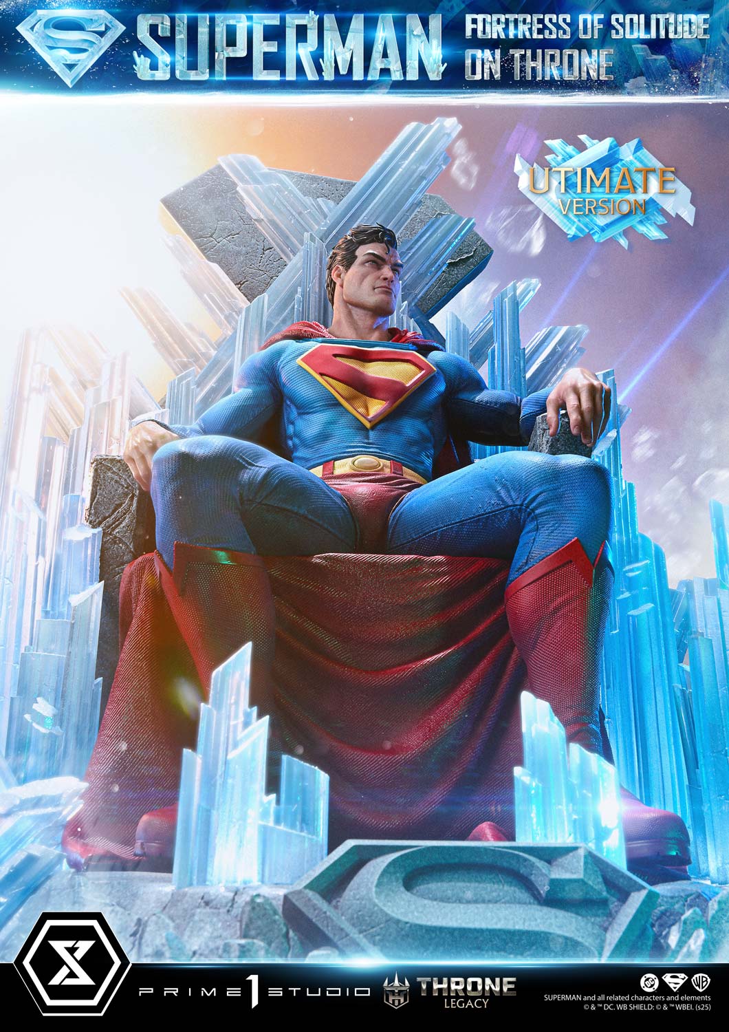Superman (Comics) Superman Fortress of Solitude on Throne (Design by Gabriele Dell'Otto) Ultimate image 6