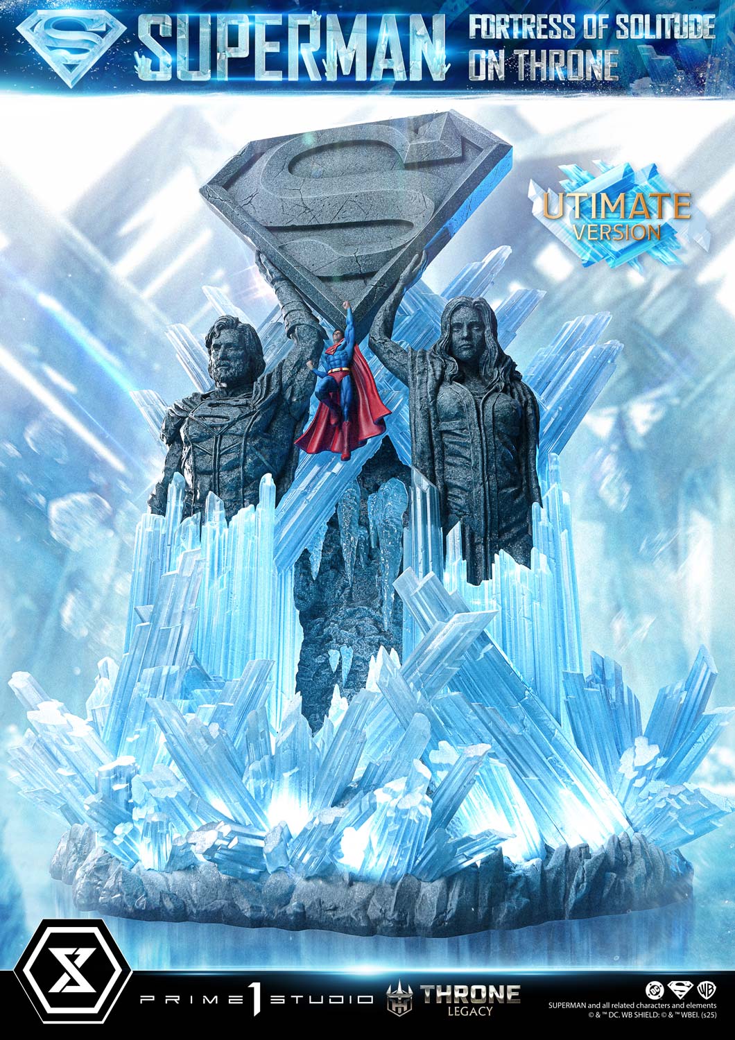 Superman (Comics) Superman Fortress of Solitude on Throne (Design by Gabriele Dell'Otto) Ultimate image 8