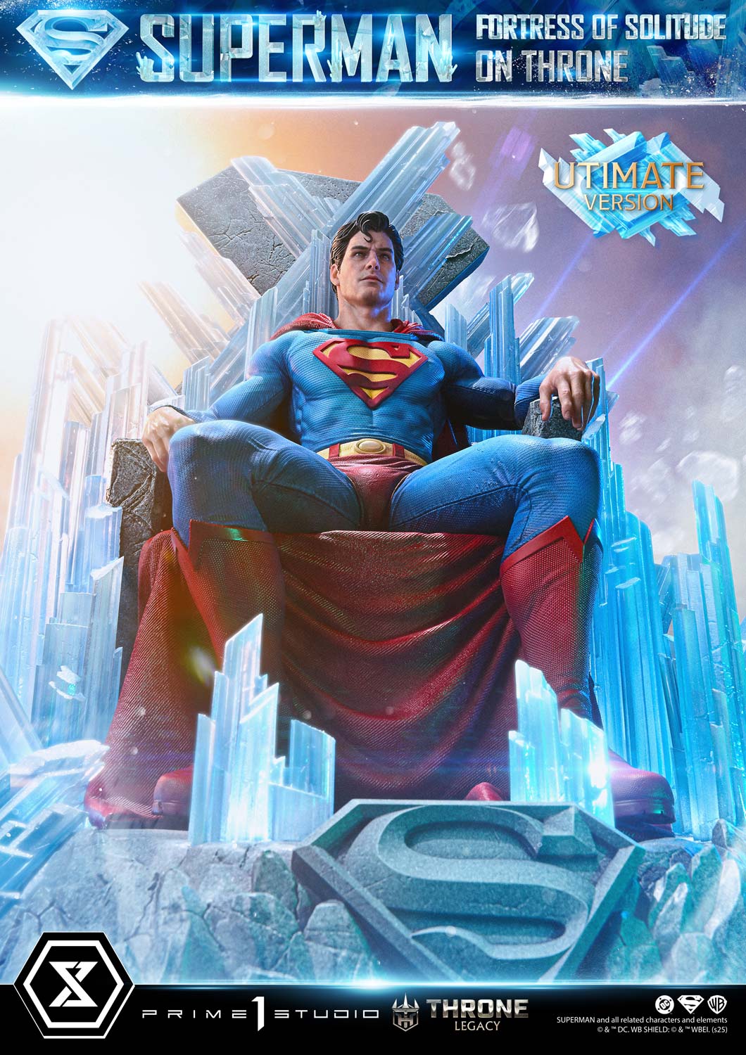 Superman (Comics) Superman Fortress of Solitude on Throne (Design by Gabriele Dell'Otto) Ultimate image 9