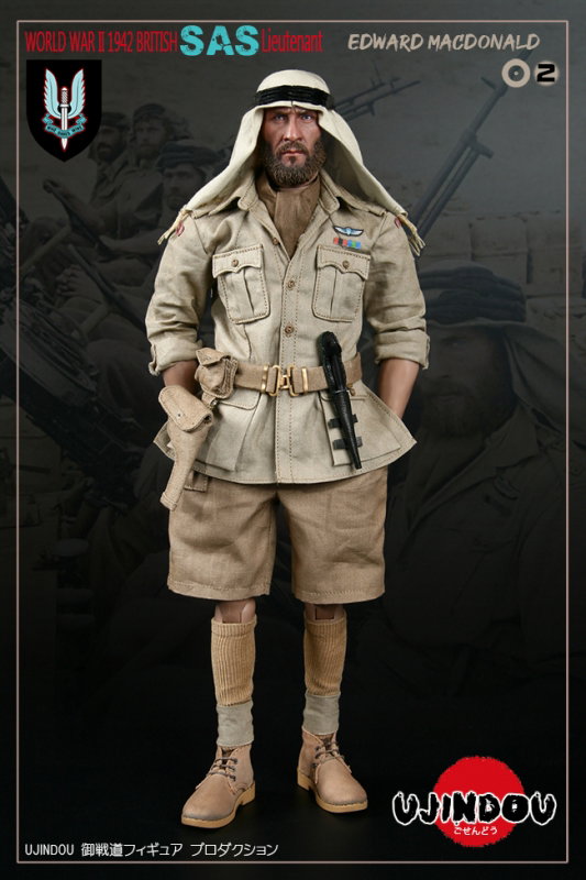 WWII British SAS Lieutenant - Edward Macdonald 1942 image 2