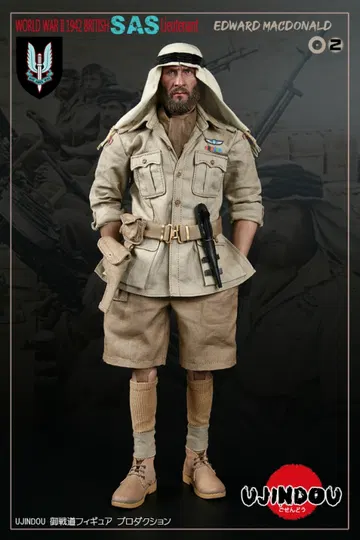 WWII British SAS Lieutenant - Edward Macdonald 1942