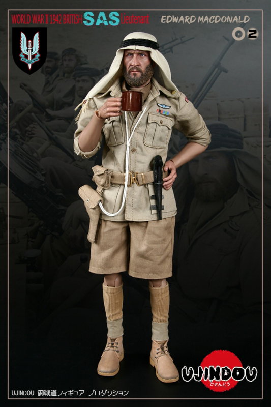 WWII British SAS Lieutenant - Edward Macdonald 1942 image 4
