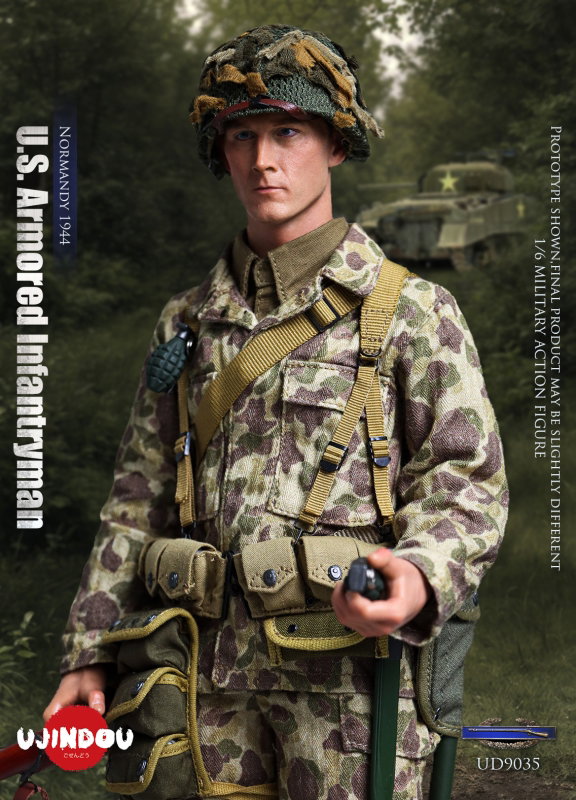 US Armored Infantryman Normandy 1944 image 3