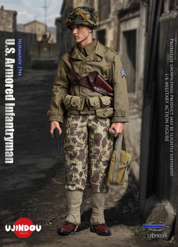 US Armored Infantryman Normandy 1944 image 9