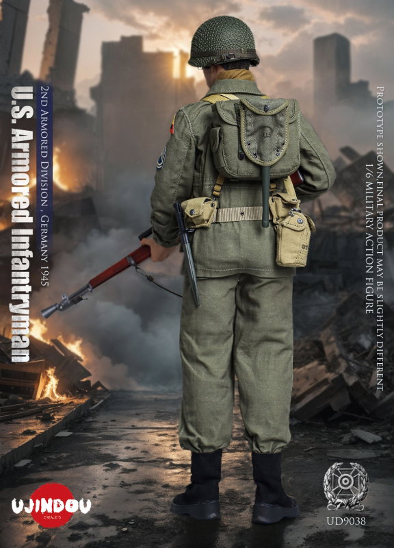 2nd Armored Division Germany 1945 - U.S. Army Armored Infantryman image 2