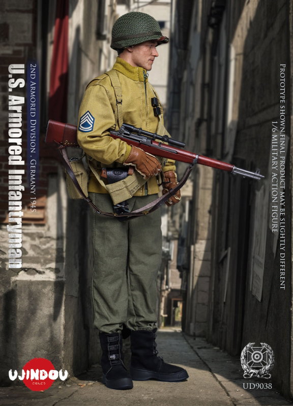 2nd Armored Division Germany 1945 - U.S. Army Armored Infantryman image 5