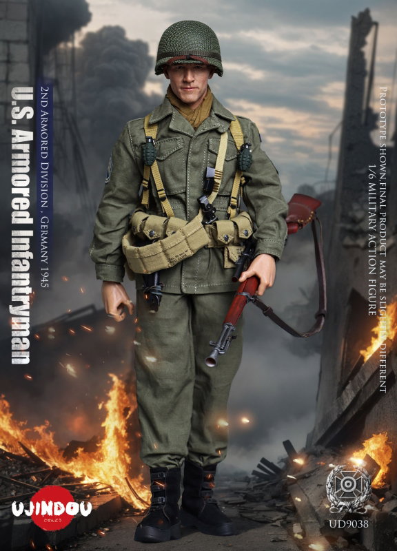 2nd Armored Division Germany 1945 - U.S. Army Armored Infantryman image 9