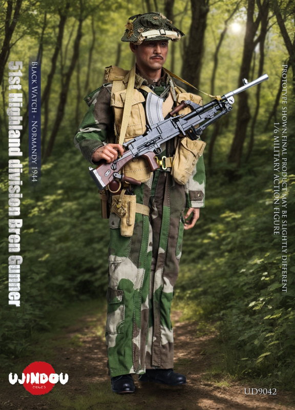 Black Watch Normandy 1944 - 51st Highland Division Bren Gunner image 2