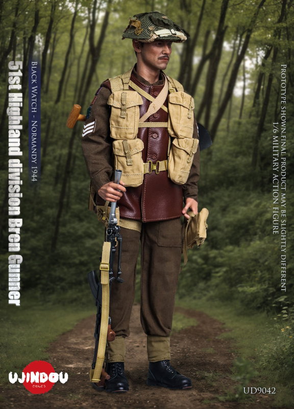 Black Watch Normandy 1944 - 51st Highland Division Bren Gunner image 4