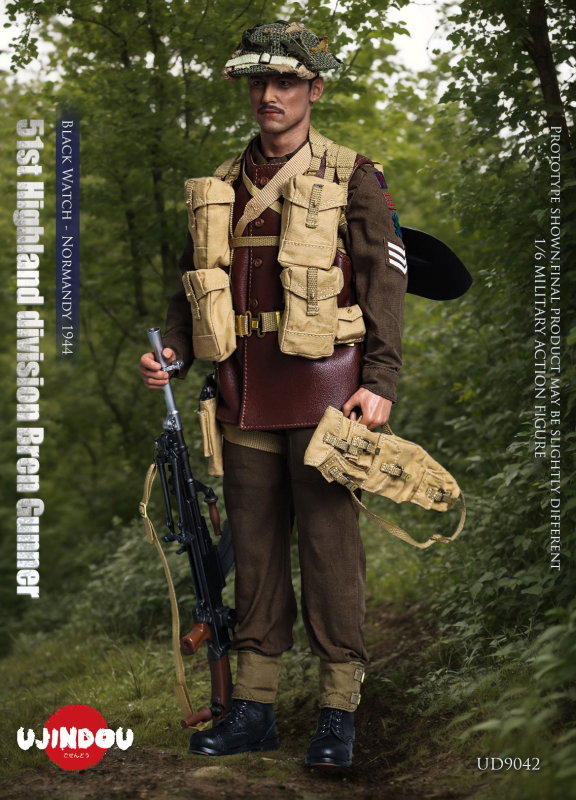 Black Watch Normandy 1944 - 51st Highland Division Bren Gunner image 6
