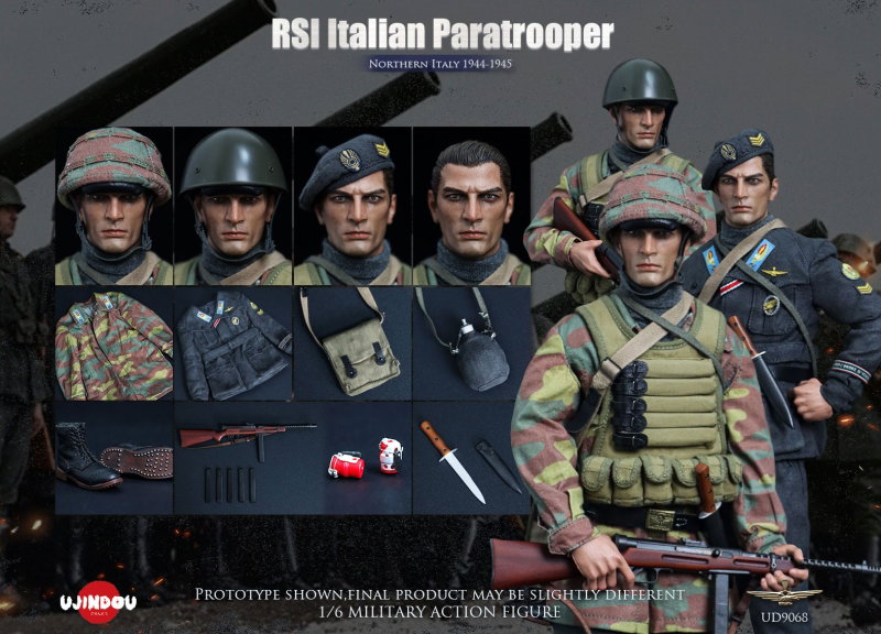WWII RSI Paratrooper Northern Italy 1944–1945 image 2