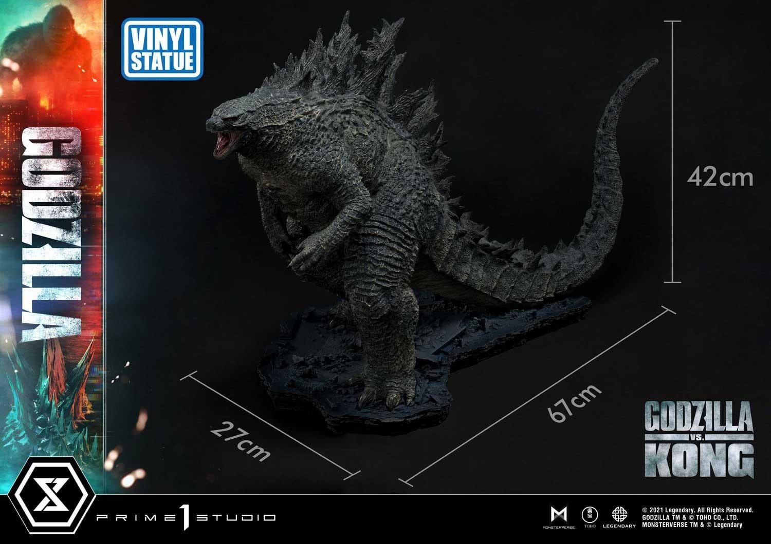 Godzilla vs Kong Godzilla Vinyl Statue image 3