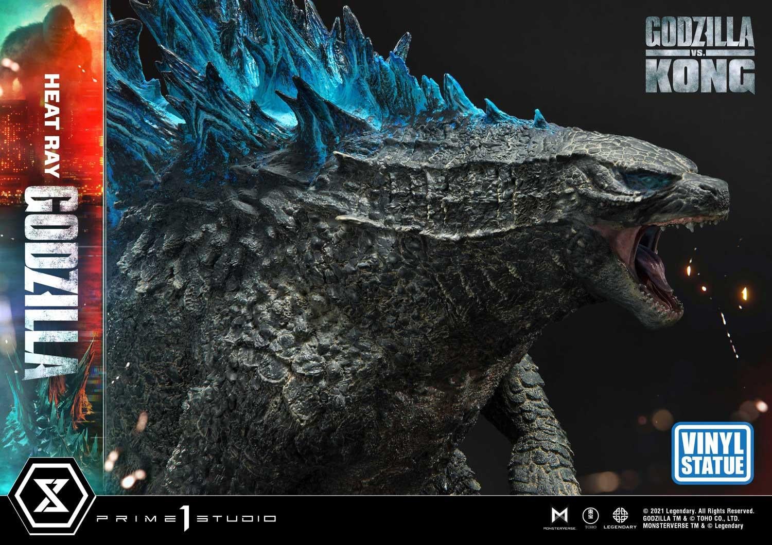 Godzilla vs Kong Heat Ray Godzilla Vinyl Statue image 9