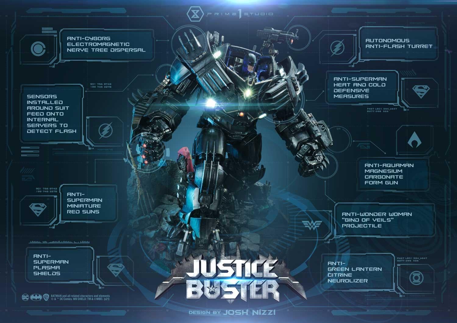 Justice League (Comics) Justice Buster (Design By Josh Nizzi) Ultimate image 3