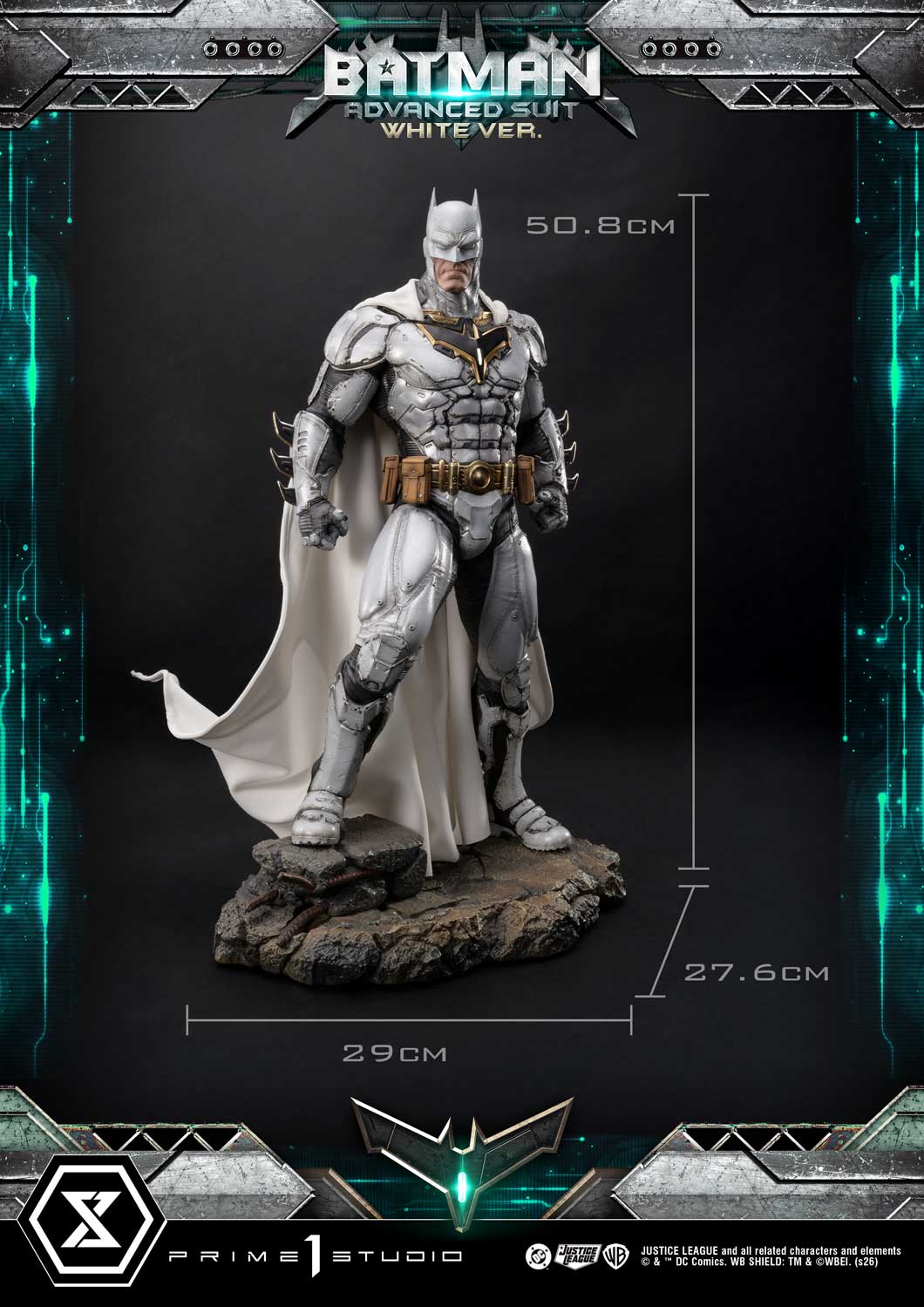 Justice League (Comics) Batman Advanced Suit White Ver. (Design By Josh Nizzi) image 6