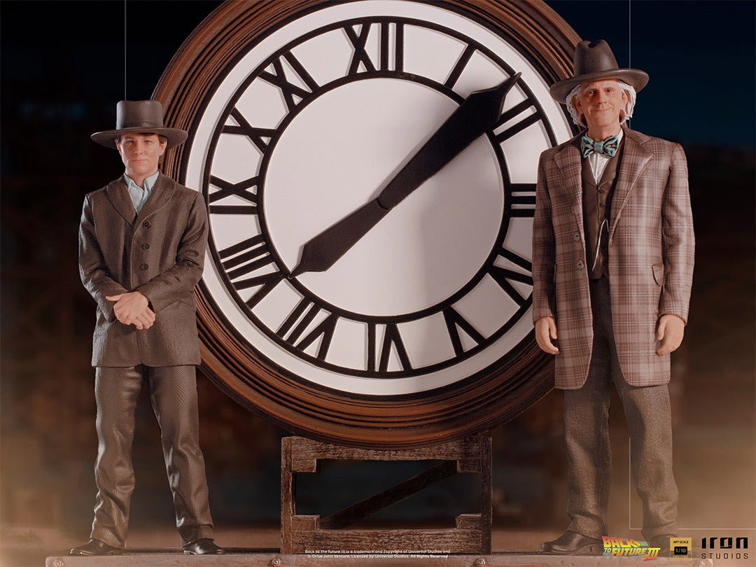 Marty and Doc at the Clock Back to the Future image 4