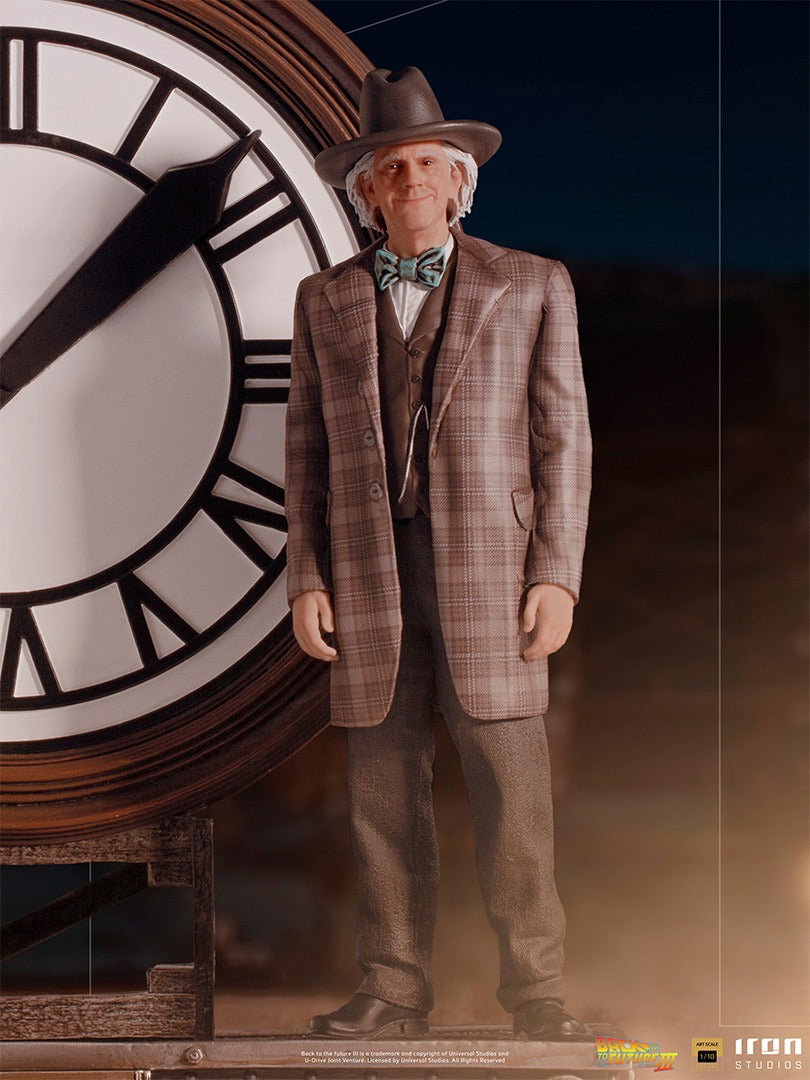 Marty and Doc at the Clock Back to the Future image 5