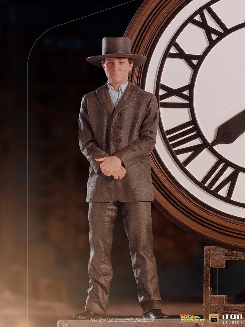 Marty and Doc at the Clock Back to the Future image 6