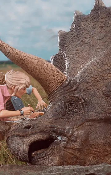 Triceratops Diorama - Jurassic Park