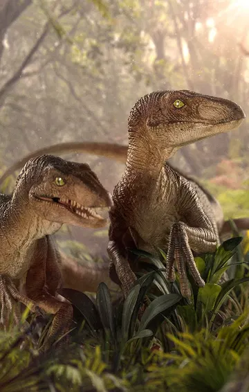 Just The Two Raptors - Jurassic Park