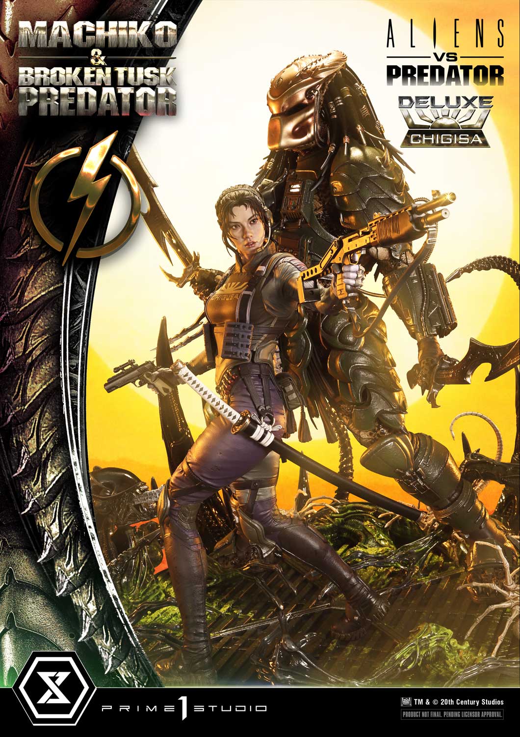 Aliens vs. Predator(Comic) Machiko & Broken Tusk Predator DX image 10