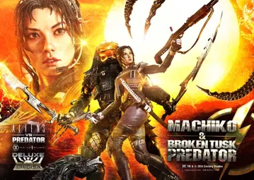 Aliens vs. Predator(Comic) Machiko & Broken Tusk Predator DX