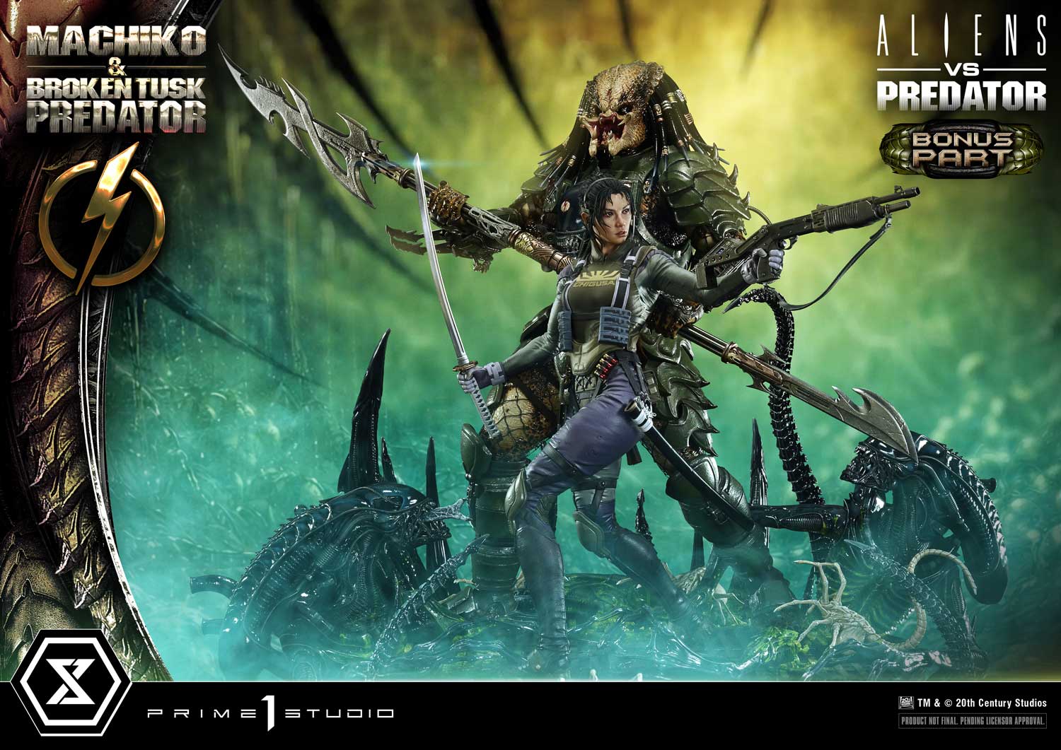 Aliens vs. Predator(Comic) Machiko & Broken Tusk Predator DX image 3