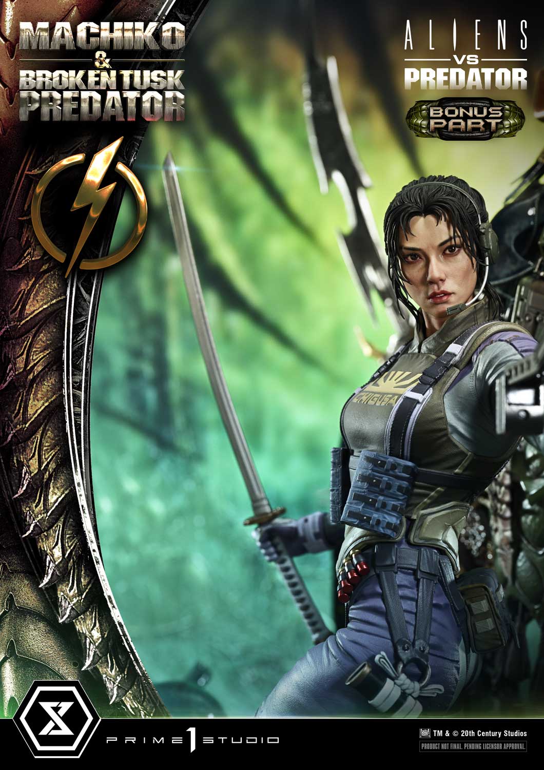 Aliens vs. Predator(Comic) Machiko & Broken Tusk Predator DX image 6