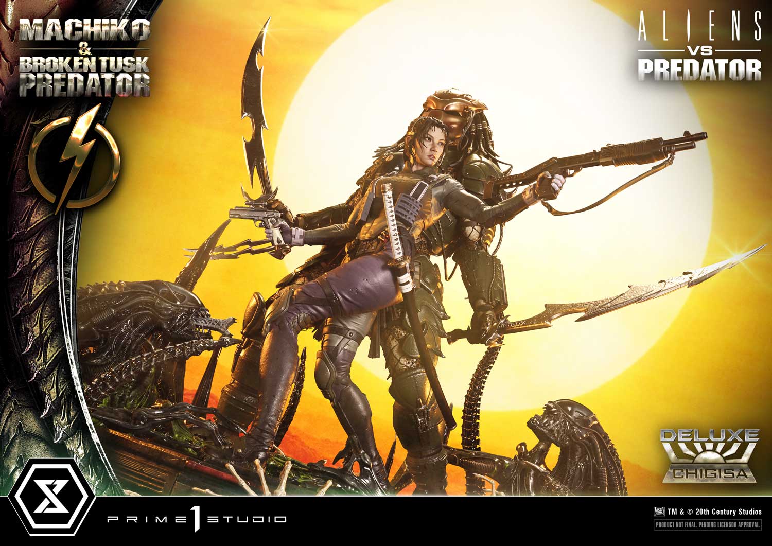 Aliens vs. Predator(Comic) Machiko & Broken Tusk Predator DX image 8