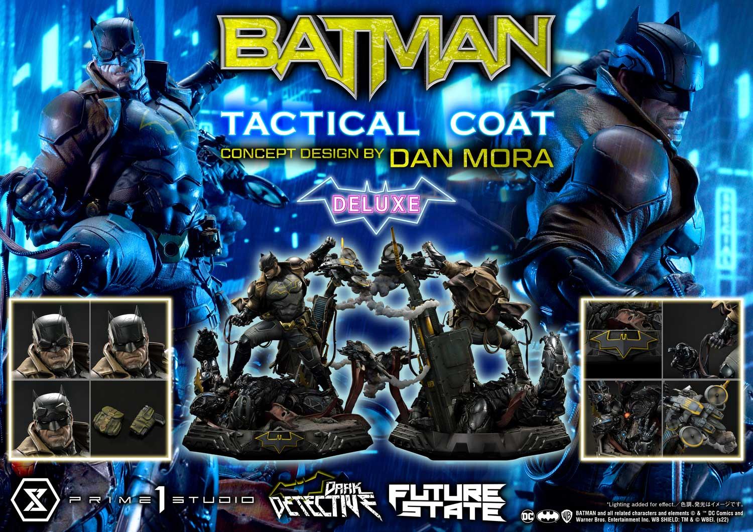 DC Future State Batman Dark Detective Tactical Coat DX image 2