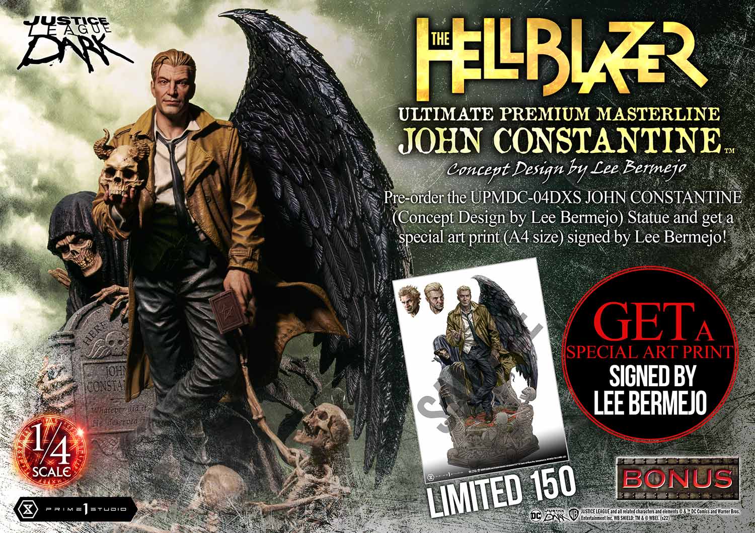 Hell Blazer (Comics) JOHN CONSTANTINE (Concept Design by Lee Bermejo) DX image 2